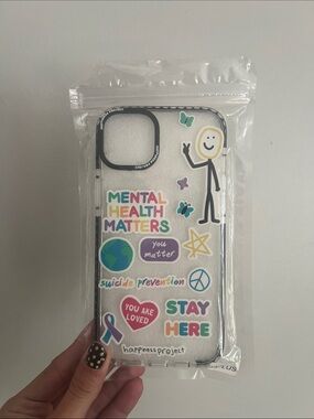 Happiness Project Mental Health Matters Phone Case